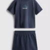 1,5–9 år | Set med T-shirt och shorts med tropiskt tryck