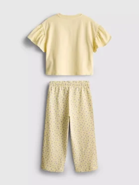 1,5–9 år | Set med volang-T-shirt och byxor