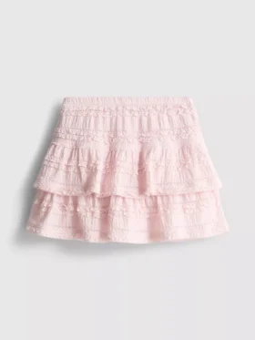 1,5–9 år | Skort med spetskant och flerskiktad design