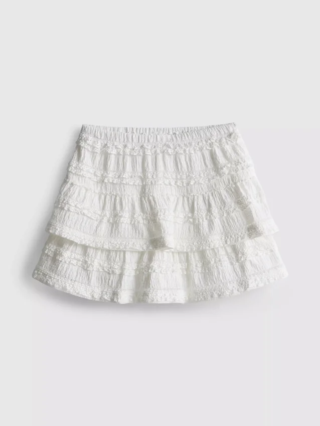 1,5–9 år | Skort med spetskant och flerskiktad design