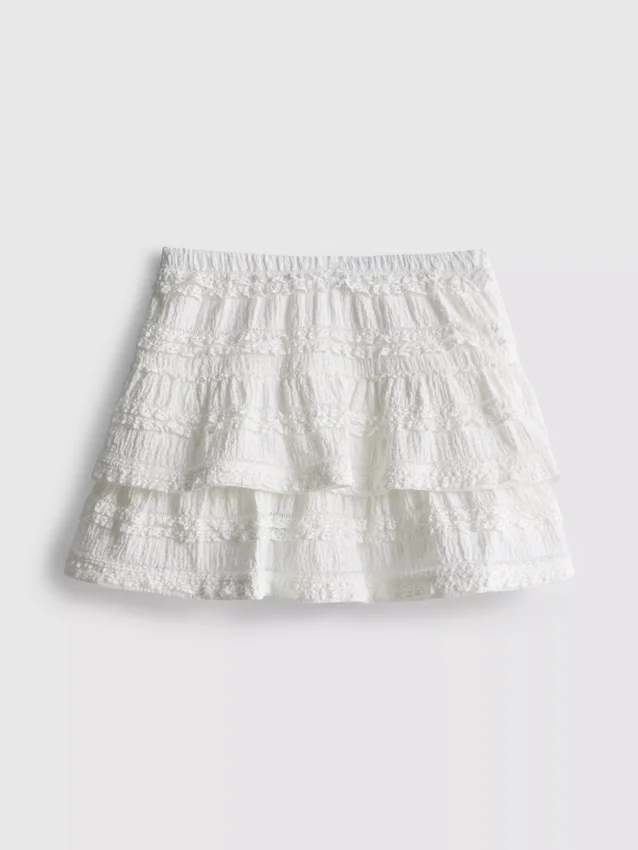 1,5–9 år | Skort med spetskant och flerskiktad design