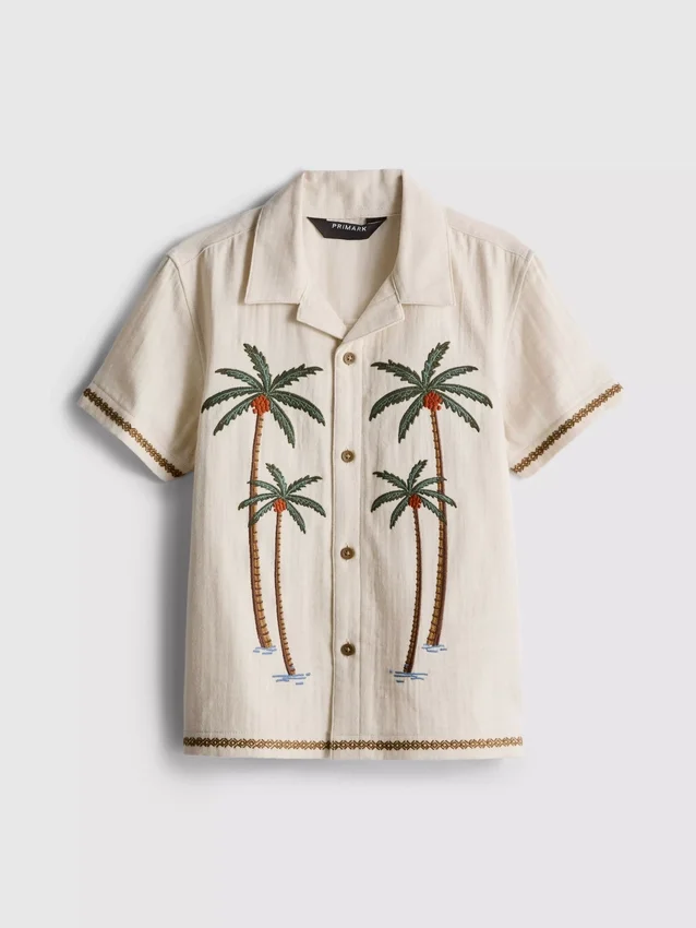 1,5–9 år | T-shirt med broderat palmträd