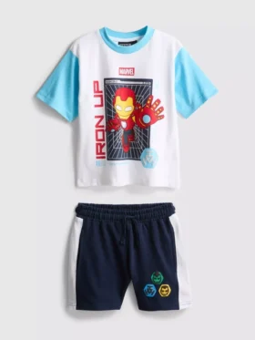 1–9 år | Marvel Iron Man-set med T-shirt och Shorts