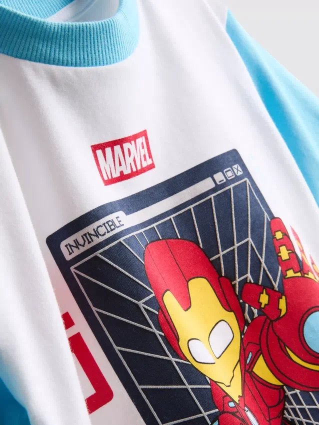 1–9 år | Marvel Iron Man-set med T-shirt och Shorts