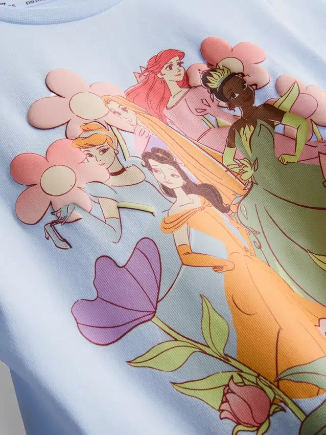 1–9 år | T-shirt och tutuskjortset i set med Disney-prinsessor