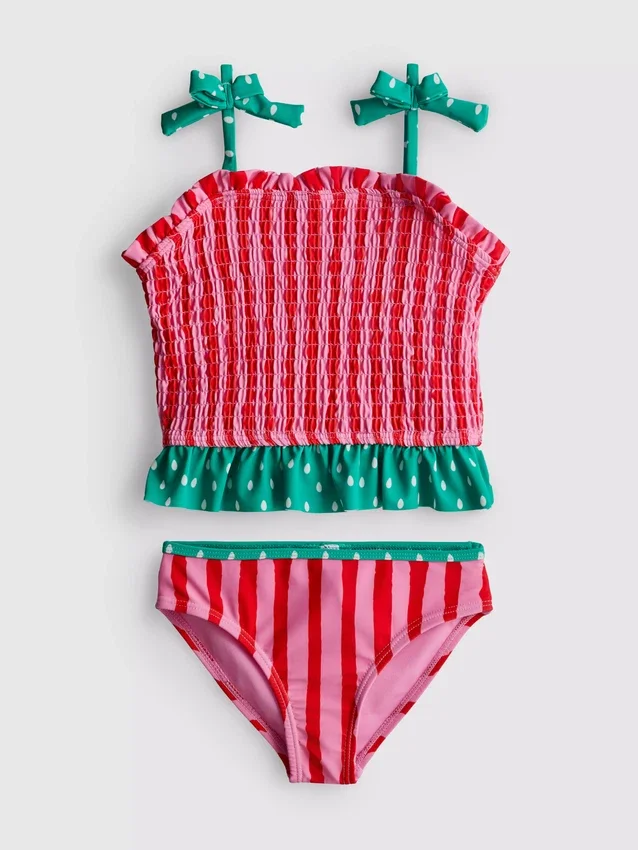 1–9 år | tankini i vattenmelonmönster