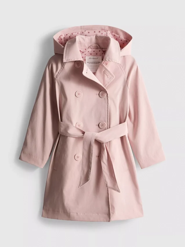 1–9 år | trenchcoat med huva