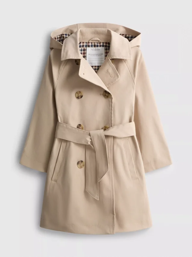 1–9 år | trenchcoat med huva