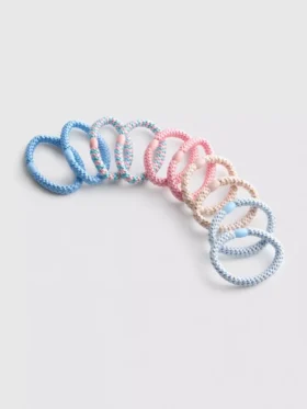 10-pack flätade hårsnoddar