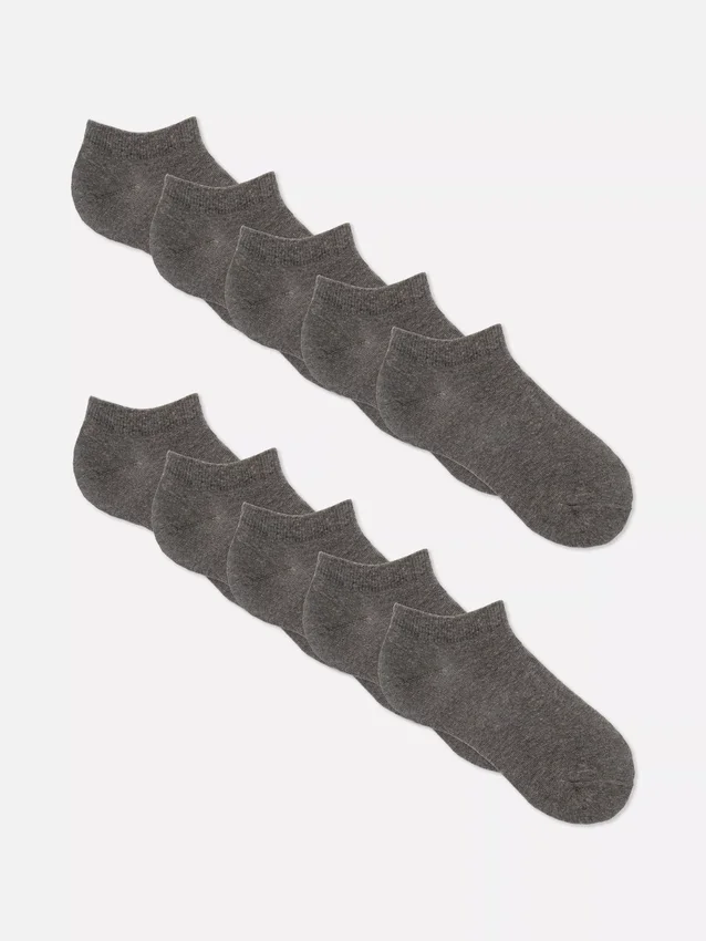 10-pack med nödvändiga sneakerstrumpor