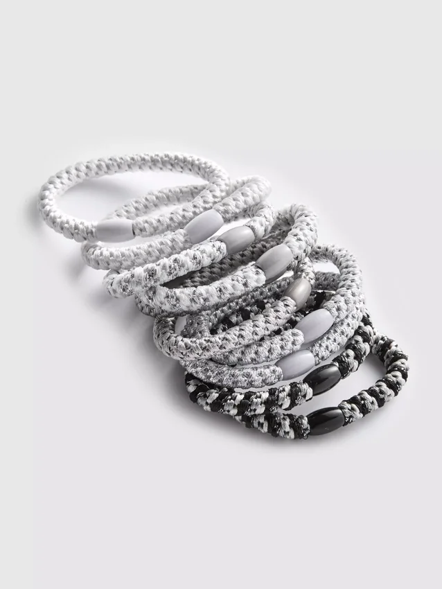 10-pack tjocka hårband