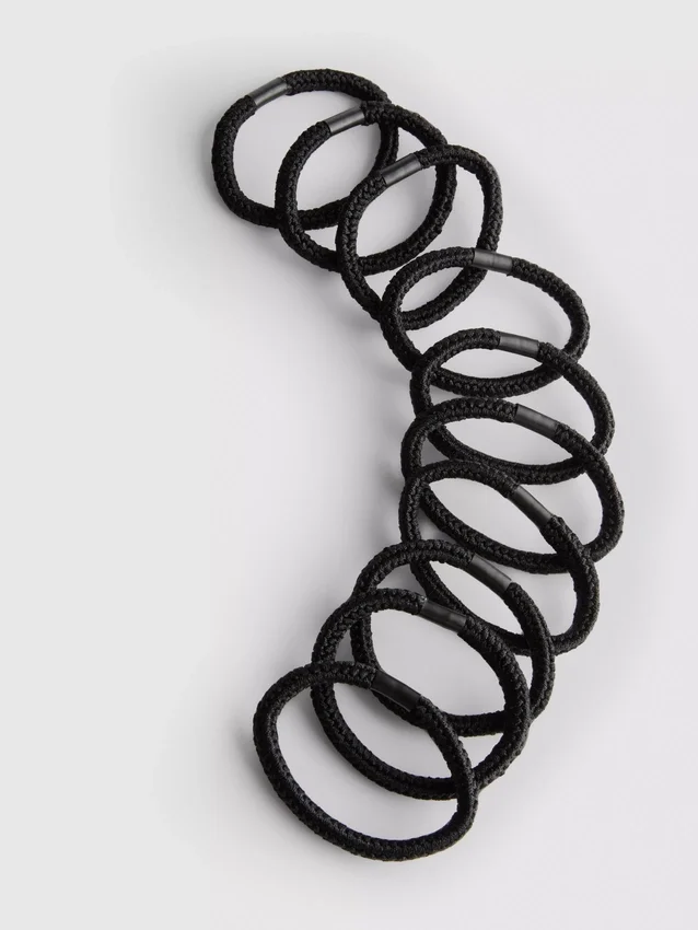10-pack tjocka hårband