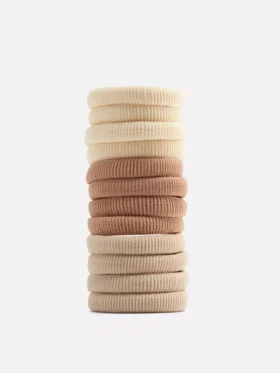 12-pack hårsnoddar i tyg