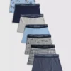 2–15 år | 7-pack fotbollshorts med tryck