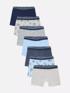2–15 år | 7-pack fotbollshorts med tryck