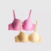2-pack A-D-blommiga mesh-T-shirt-Bh:ar