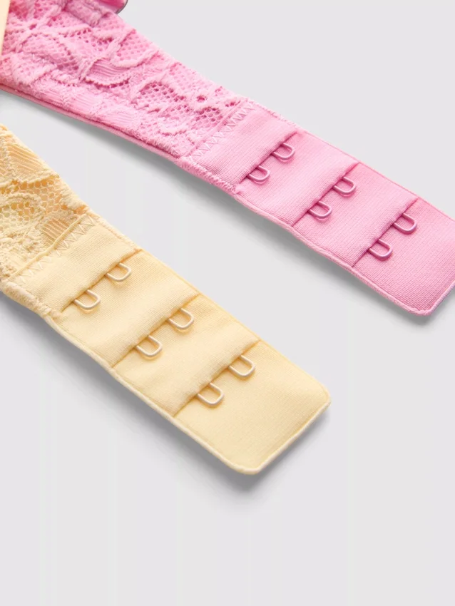 2-pack A-D-blommiga mesh-T-shirt-Bh:ar