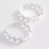 2-pack armband i smält metall