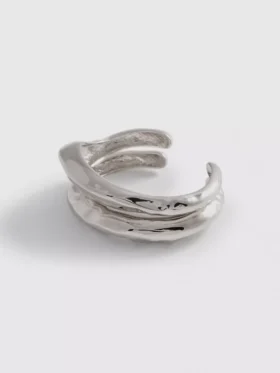 2-pack armband i smält metall