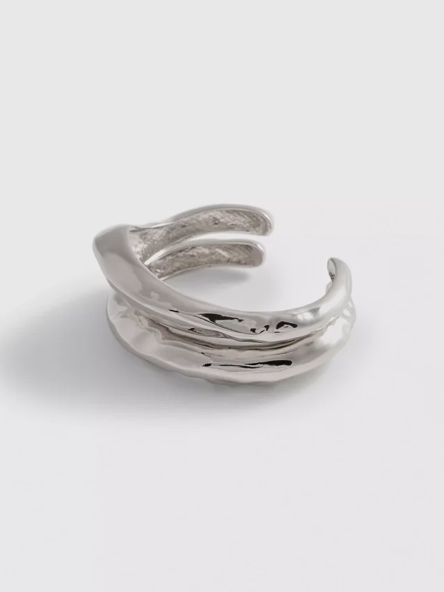2-pack armband i smält metall