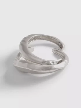 2-pack armband i smält metall