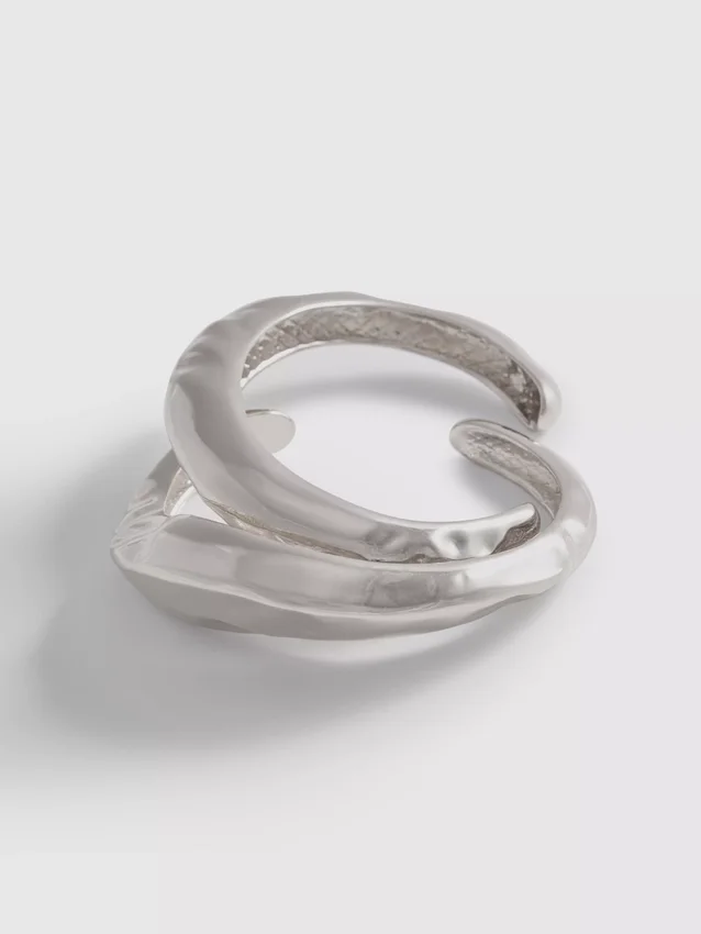 2-pack armband i smält metall