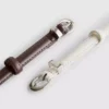 2-pack bälten med halvmåneformade spännen