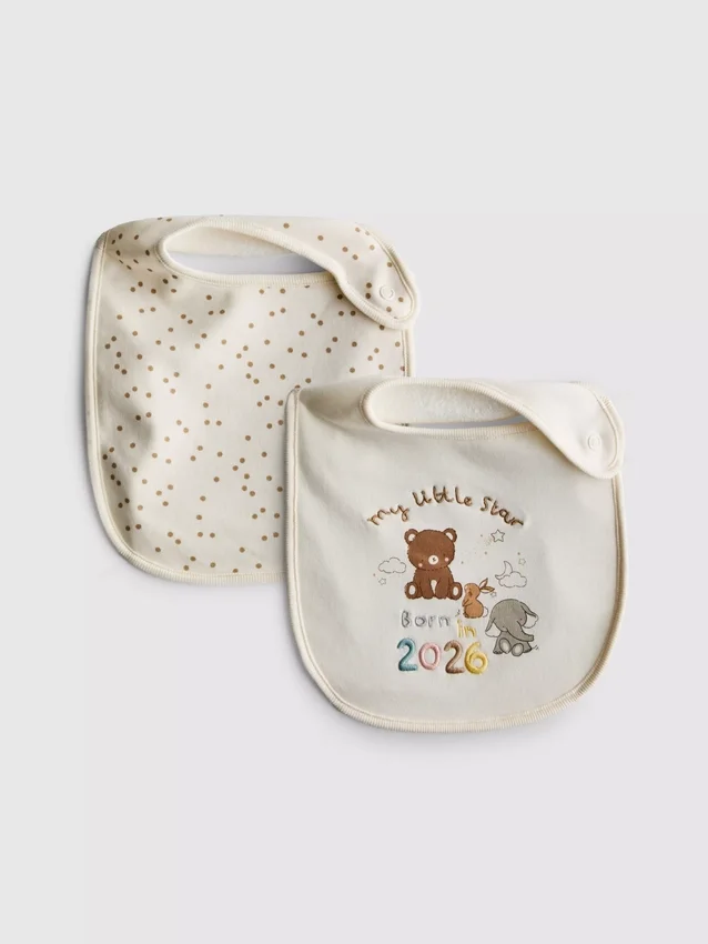 2-pack ”Born in 2026”-haklappar
