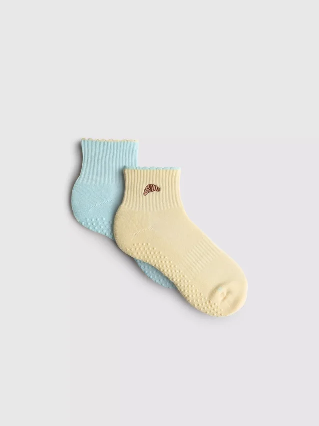 2-pack croissant-yogastrumpor