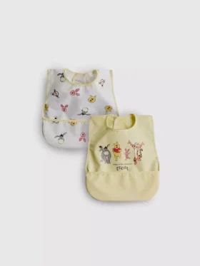 2-pack Disney-haklappar med Nalle Puh-motiv