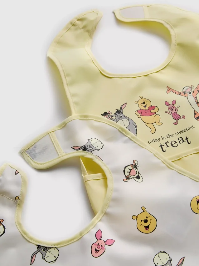2-pack Disney-haklappar med Nalle Puh-motiv