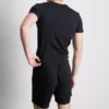 2-pack kortärmade ribbade T-shirts