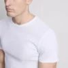 2-pack kortärmade ribbade T-shirts