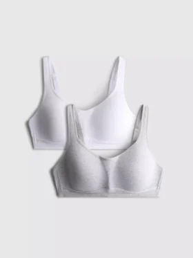 2-pack Love to Lounge-braletter i bomull