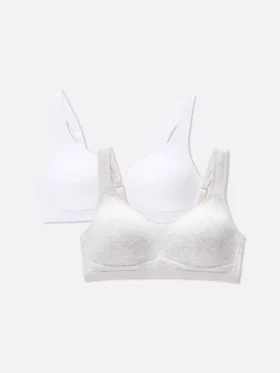 2-pack Love to Lounge-braletter i bomull