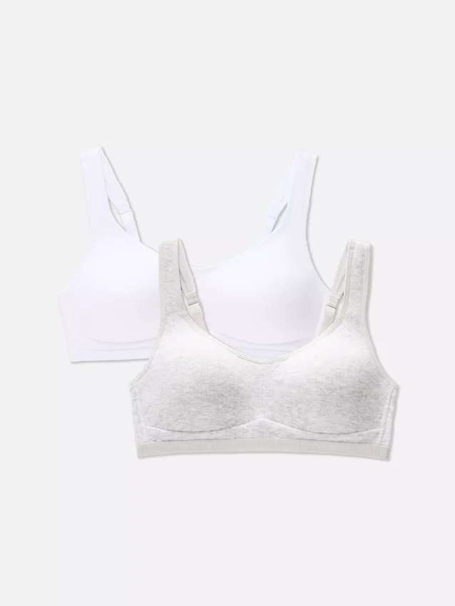 2-pack Love to Lounge-braletter i bomull