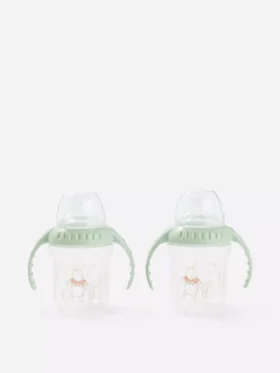 2-pack med Disneys Nalle Puh-träningsmuggar