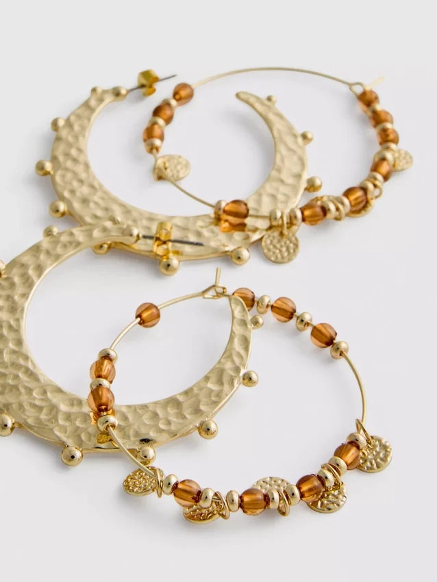 2-pack Paula Echevarría boho-örringar