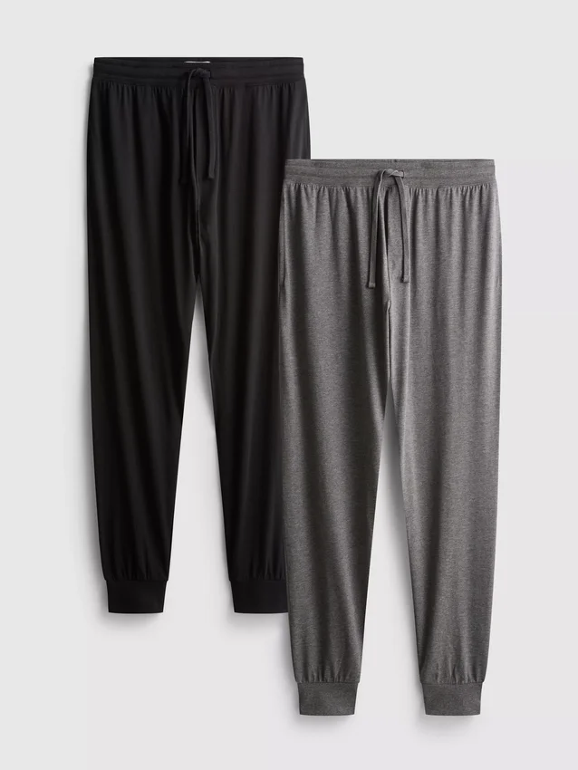2-pack pyjamasbyxor i jersey