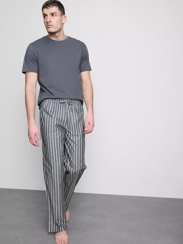 2-pack pyjamasbyxor i poplin