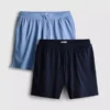 2-pack pyjamashorts med dragsko