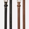 2-pack smala bälten i konstläder
