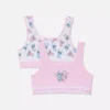 2-pack sömlösa crop tops med Disneys Stitch och ängel