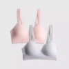 2-pack sömlösa loungebh:ar