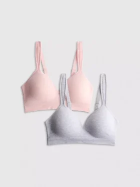 2-pack sömlösa loungebh:ar