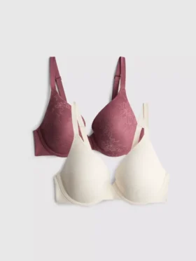 2-pack spets-Bh:ar med full täckning