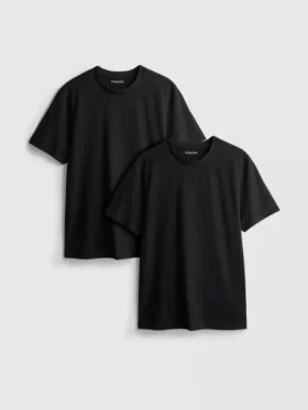 2-pack T-skjortor med rund hals