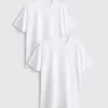 2-pack T-skjortor med rund hals