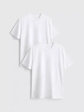 2-pack T-skjortor med rund hals