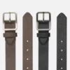 2-pack texturerade bälten